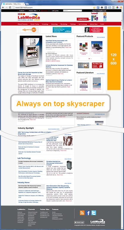 Always on top skyscraper